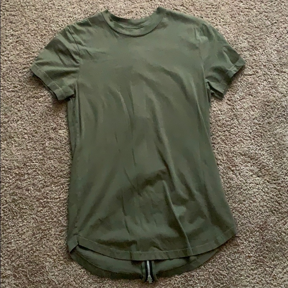 Olive green long line